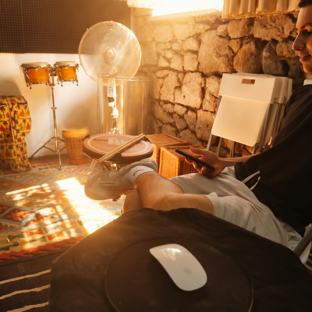 Momenti di relax al Summer Drum Intensive